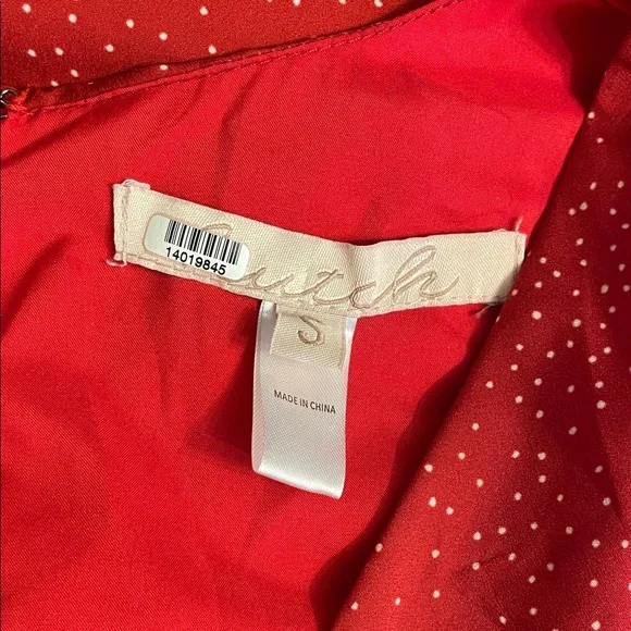 Hutch Reese Red Midi Dress Size XS, Small - Picture 8 of 11